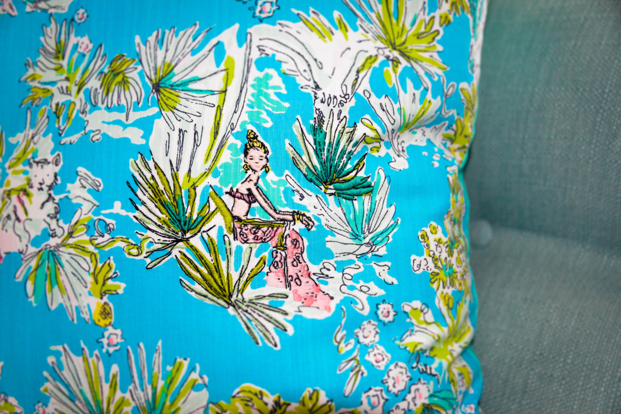 Lilly Pulitzer Jungle Glam Pillow