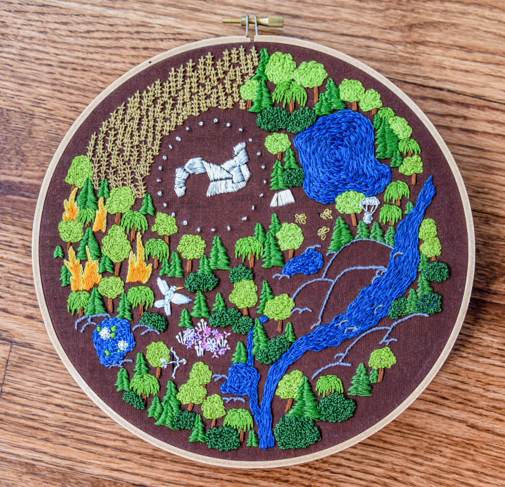 Hunger Games Embroidery