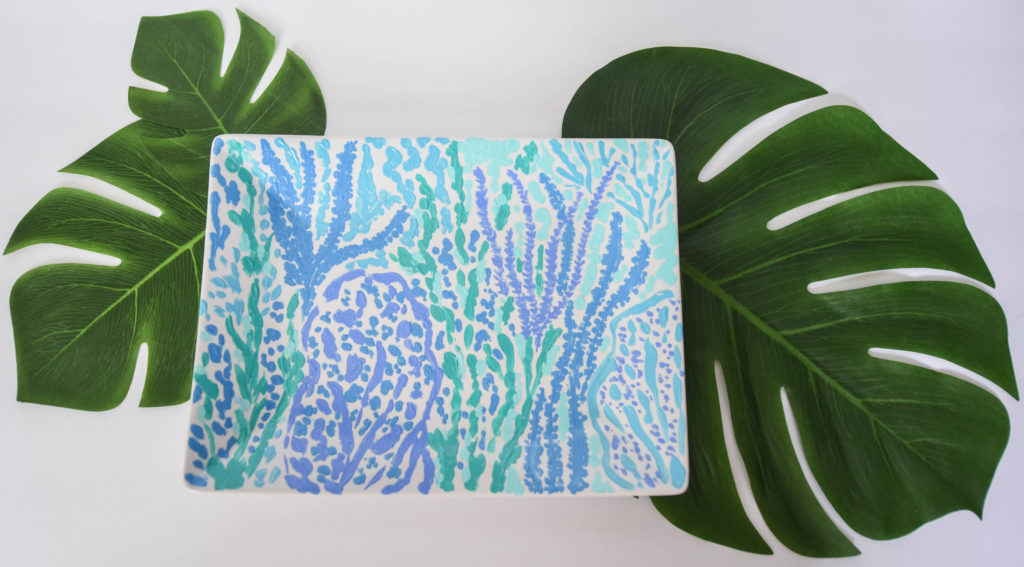 Lilly Pulitzer Painted Dish