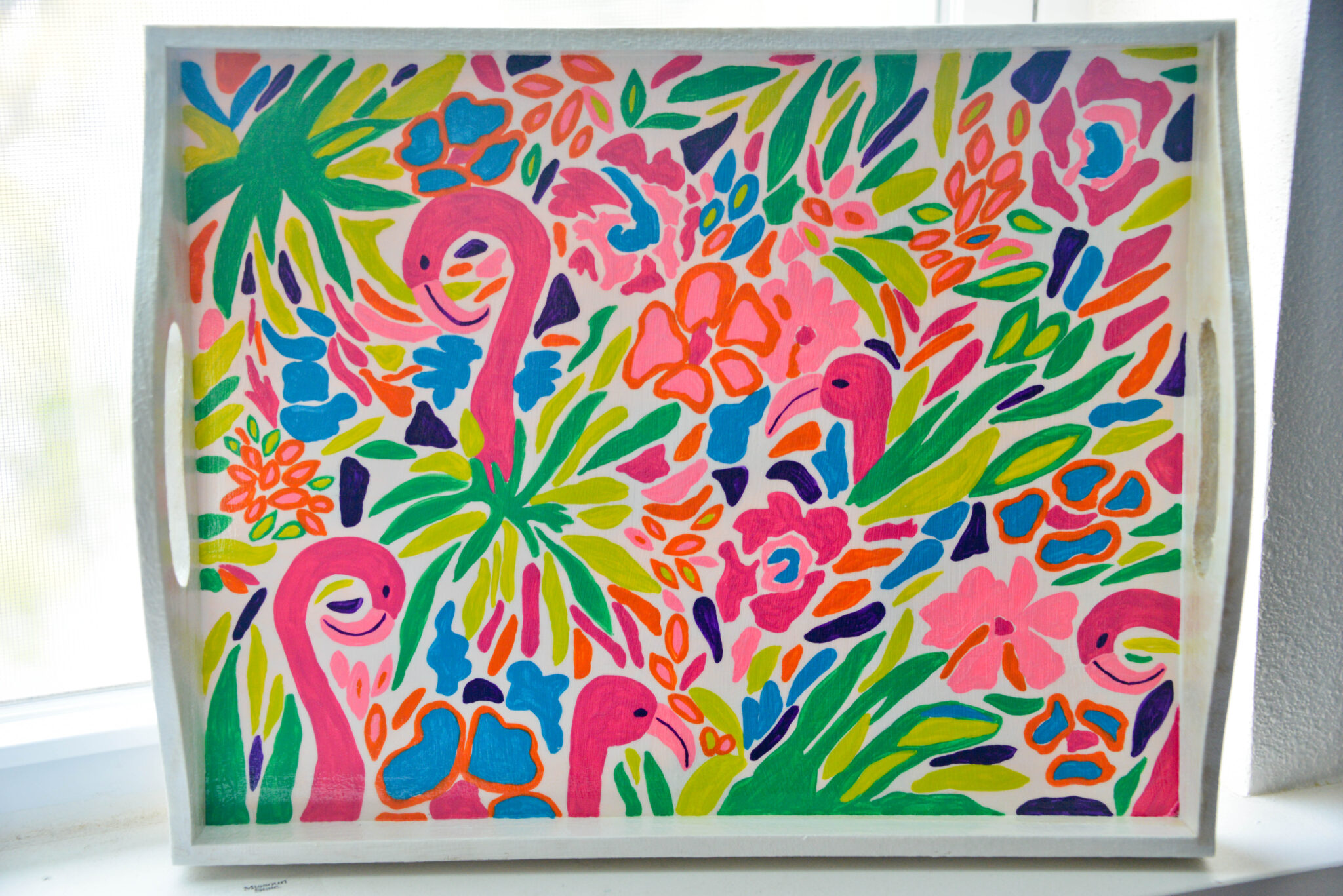 Lilly Pulitzer Flamingo Tray