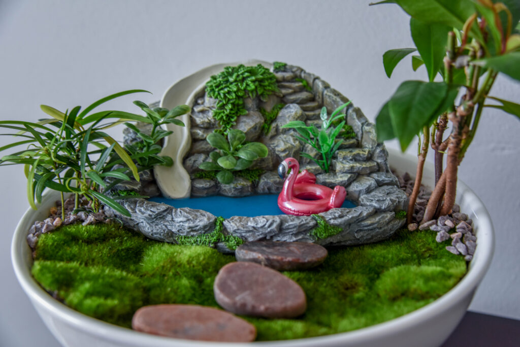 Miniature Terrarium Pool