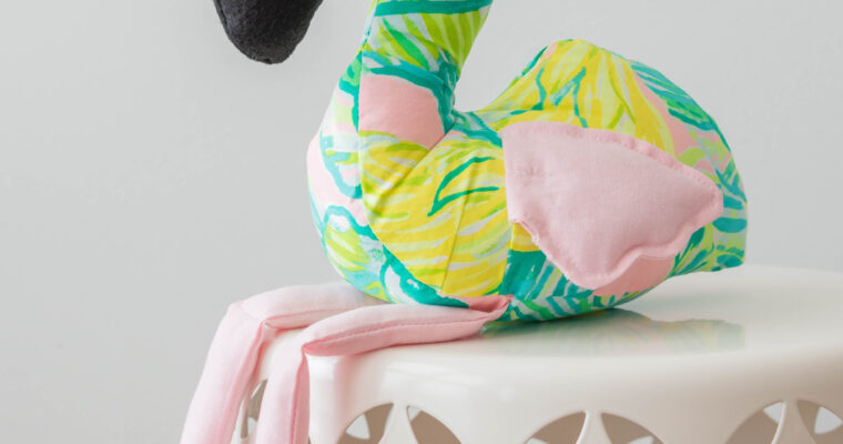 Lilly Pulitzer Stuffed Flamingo