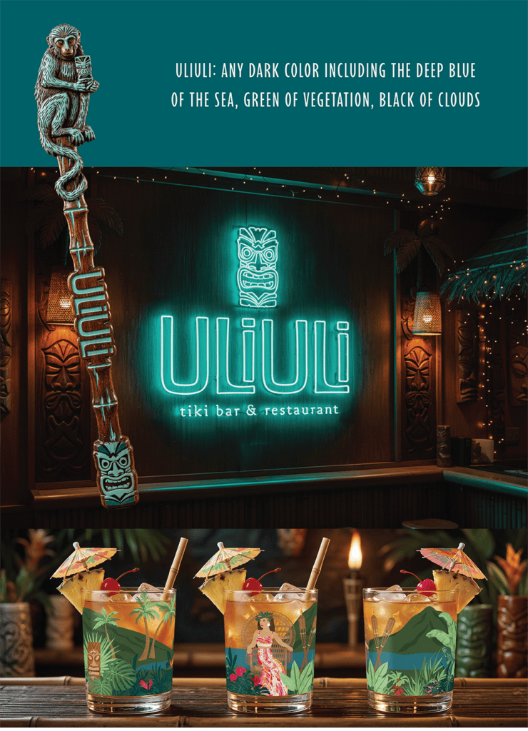 Branding Uli Uli Tiki Restaurant